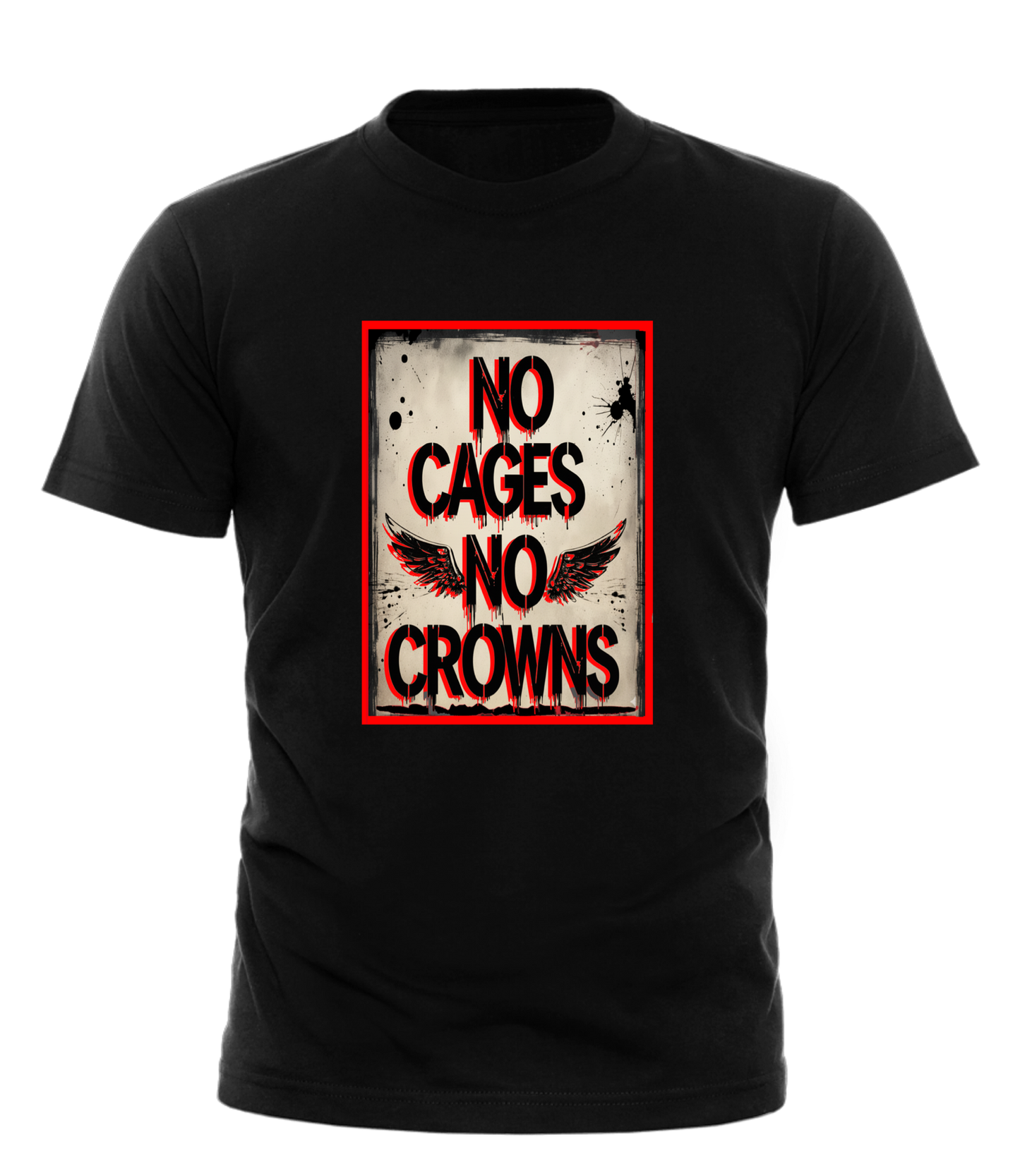 No Cages No Crowns Logo Tshirt